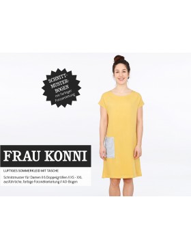 Schnittmuster Frau Konni Schnittreif Sommerkleid Kleid Webware