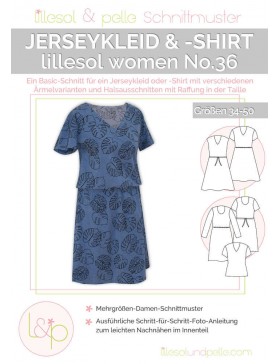 Schnittmuster Lillesol Women No 36 Jerseykleid & Shirt