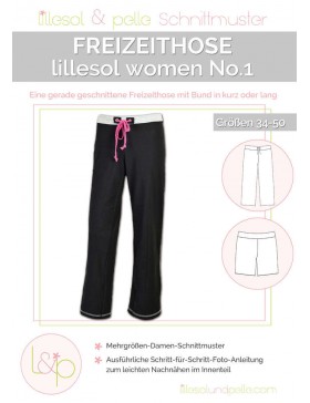 Schnittmuster Lillesol Woman 1 Freizeithose