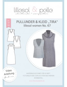 Schnittmuster Lillesol & Pelle Tira Pullunder Kleid Nr. 67 Damen