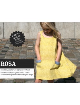 Schnittmuster Rosa Schnittreif Trägerkleid Kleid und Top Webware