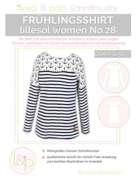 Schnittmuster Lillesol & Pelle Shirt Frühlingsshirt Women Nr. 28 Damen