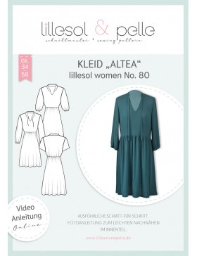Schnittmuster Lillesol & Pelle Kleid Altea Nr. 80 Damen