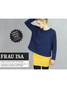Schnittmuster FrauIsa Oversize Sweater Shirt Pulli Schnittreif